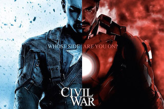 Cap America Civil War Movie 2016