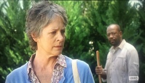 TWD S6E12 Carl and Morgan