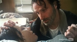 twd s6e16 Rick and Maggie